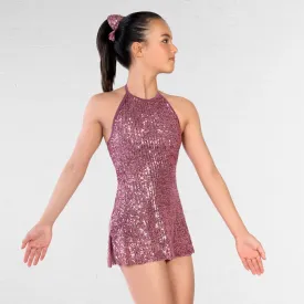1st Position Halterneck Sparkle Glitz Dress