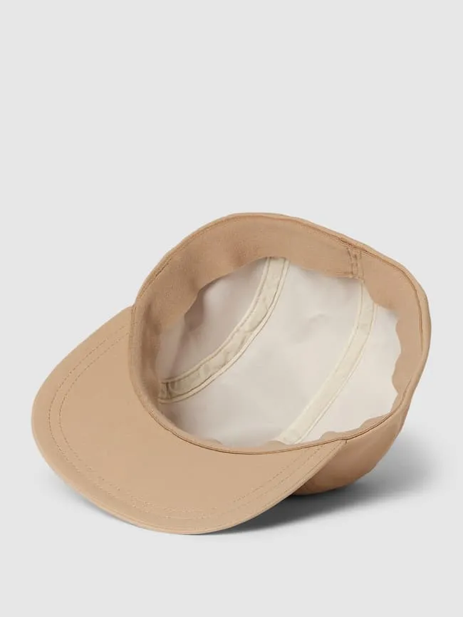 Baseball cap with Mango stitching, beige