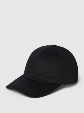 Baseball cap with sewn-on Marc O'Polo label, black