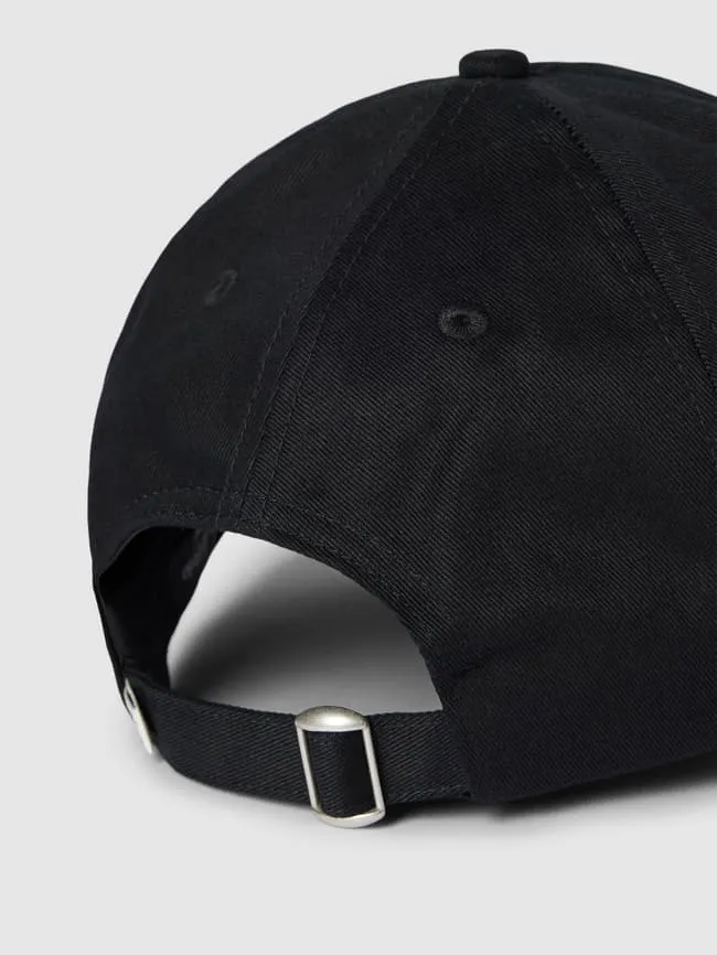 Baseball cap with sewn-on Marc O'Polo label, black