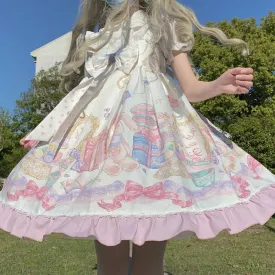 Cake Shoppe Daydreams     Cutecore  Dress Kawaii Academia Y2K Cottagecore Coquette Fairycore Dollette Princesscore