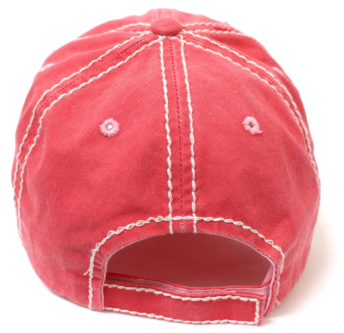 CAPS 'N VINTAGE Mama Bear Indian Teepee Themed Distressed Cap