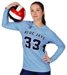 Dynamic Team Sports Ladies Custom Sublimated Volleyball Jersey Design 700-10