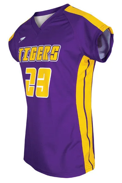 Dynamic Team Sports Ladies Custom Sublimated Volleyball Jersey Design 700-2