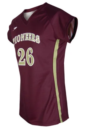 Dynamic Team Sports Ladies Custom Sublimated Volleyball Jersey Design 700-5