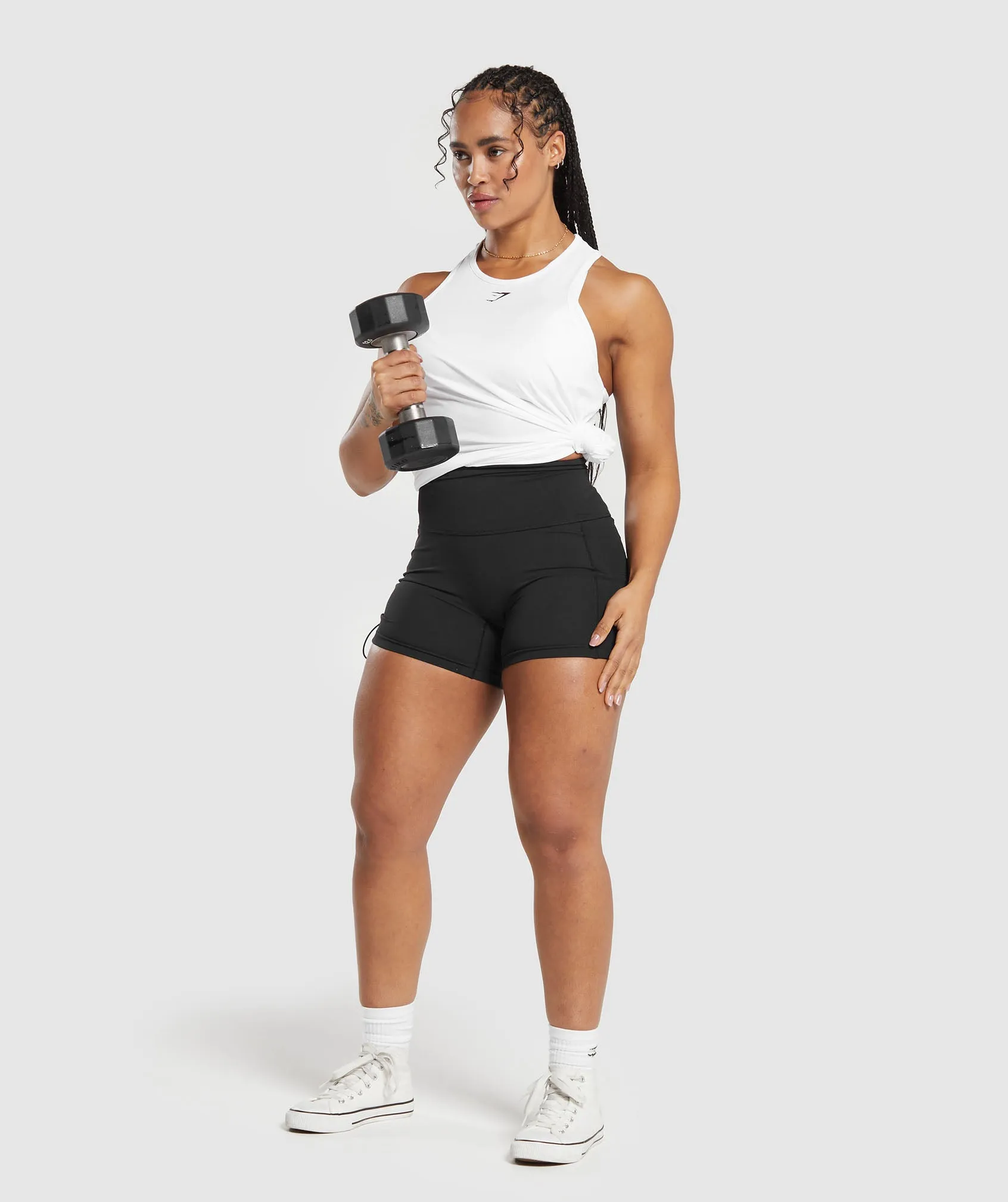 Gymshark Training Cotton Tank - White