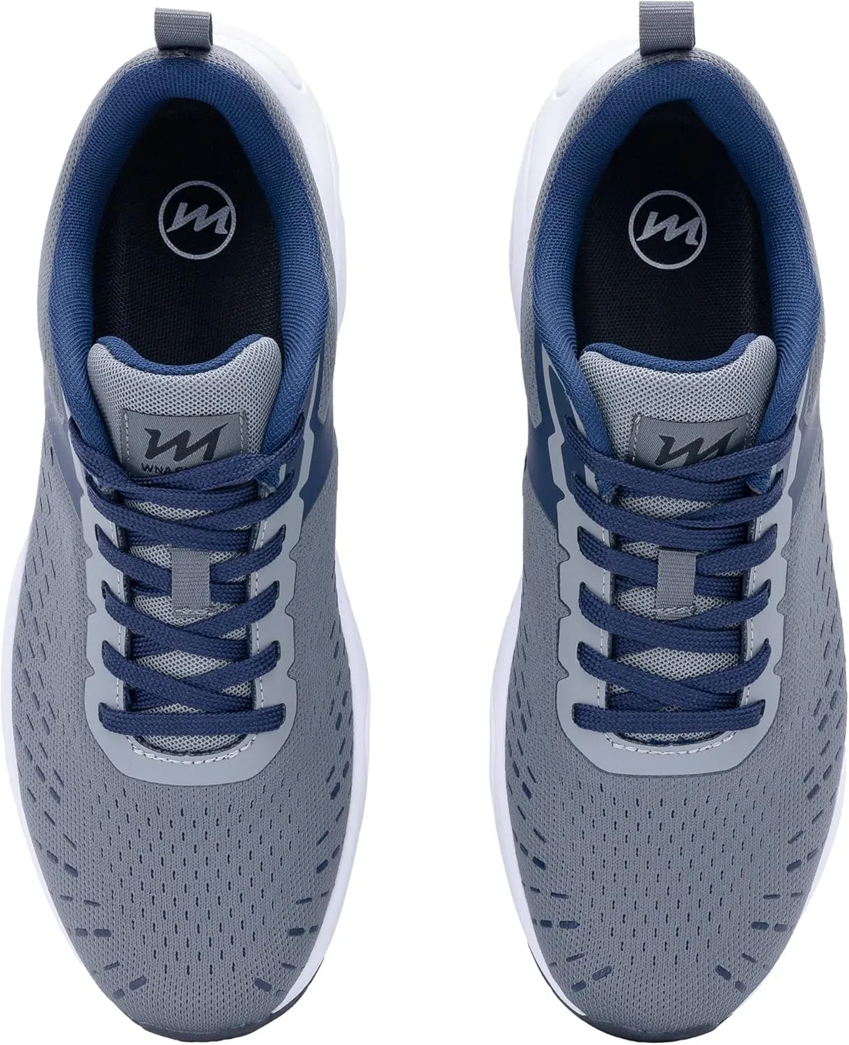 Quseek Mens Athletic Running Shoes Tennis Walking Sneakers Lightweight Breathable for Gym Jogging Sports US 7-13